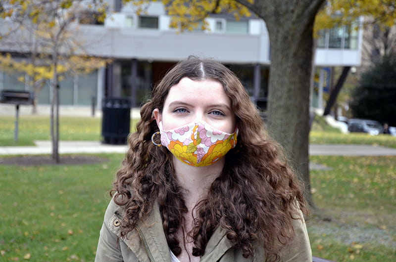 Brynja Maravich, a second-year communications student at Drexel University.